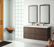 contemporary wall-mounted washbasin cabinet MINERVA Salgar