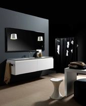contemporary wall-mounted washbasin cabinet ALPHA 1  karol