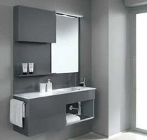 contemporary wall-mounted washbasin cabinet FLEXIA 8 Geromin