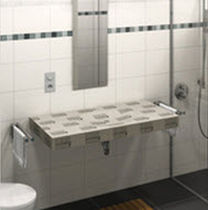 contemporary wall-mounted washbasin cabinet LAVADO-FLOAT E LUX ELEMENTS