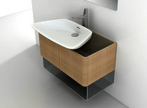 contemporary wall-mounted washbasin cabinet DALEK  PLAVISDESIGN