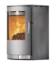 contemporary wall-mounted wood-burning stove LOTUS 7010 Broseley Fires