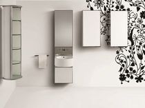 contemporary washbasin cabinet with integrated cupboard MIROX  SOLMET