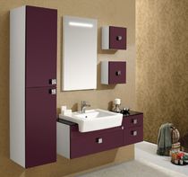 contemporary washbasin cabinet with mirror ZARA ORKA