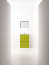 contemporary washbasin cabinet with integrated cupboard ELA 5 by Francesc Rife Inbani