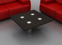 contemporary wood and metal coffee table YORK Swanky Design - Premium Contemporary Furniture