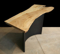 contemporary wood and metal sideboard table 0037.2 JOHN HOUSHMAND