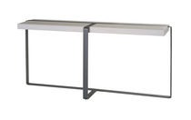 contemporary wood and metal sideboard table LES CONTEMPORAINS: FREQUENCE by P. Bouix  ROCHE BOBOIS