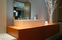 contemporary wood bathroom  Bazzeo