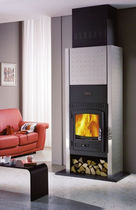 contemporary wood-burning stove AETINGEN CHEMINEES PHILIPPE