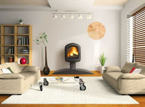 contemporary wood-burning stove ALETTE CHEMINEES PHILIPPE