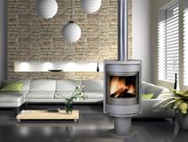 contemporary wood-burning stove 410 FLAM N' CO
