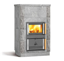 contemporary wood-burning stove CHA 7 NunnaUuni