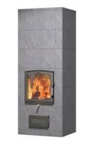 contemporary wood-burning stove LISA 1 NunnaUuni