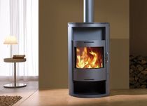 contemporary wood-burning stove SCORPIO Wanders