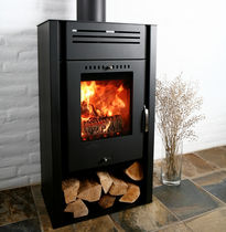 contemporary wood-burning stove ASG&Aring;RD 1 ADURO A/S