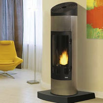 contemporary wood-burning stove BEUGIN  GODIN