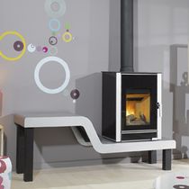 contemporary wood-burning stove KELUT GODIN