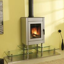 contemporary wood-burning stove ARENAL  GODIN