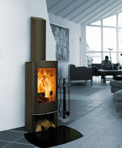 contemporary wood-burning stove SCAN 45 MINI SCAN