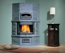 contemporary wood-burning stove (with oven) VANESSA SOLO 2 NunnaUuni