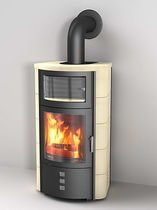 contemporary wood-burning stove (with warmer) HARK 17 WWGT ECOPLUS Hark GmbH & Co. KG