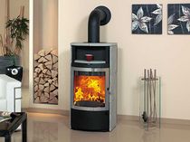 contemporary wood-burning stove (with warmer) HARK 17 FGT ECOPLUS Hark GmbH & Co. KG