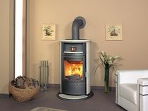 contemporary wood-burning stove (with warmer) HARK 17 NGT ECOPLUS Hark GmbH & Co. KG