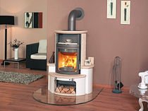 contemporary wood-burning stove (with warmer) HARK 34 GT ECOPLUS Hark GmbH & Co. KG
