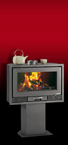contemporary wood-burning stove LINUS Caminos Kamin&ouml;fen Produktions- und Vertriebs- GmbH & Co. KG