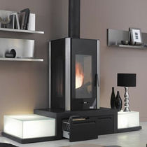 contemporary wood-burning stove BELCANTO 1  GODIN