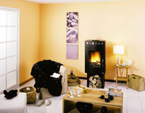 contemporary wood-burning stove (cast iron) ESMONT CHEMINEES PHILIPPE