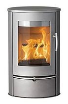 contemporary wood-burning stove (steel) LOTUS LIVA 1 Broseley Fires