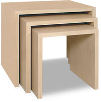 contemporary wood nesting table 402 GUARANTEE by GIOGATZIS