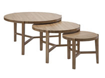 contemporary wood nesting table XANTHIPPI SET Coco-Mat