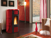 contemporary wood pellet boiler stove ISIDE IDRO Nordica