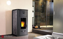 contemporary wood pellet boiler stove PELLET PLUS 15100 POWER Caminetti Montegrappa