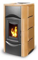 contemporary wood pellet boiler stove HYDRA PLUS 34 KW Calux Srl