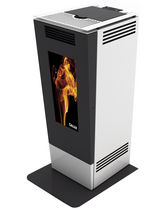 contemporary wood pellet stove (ducted air) FORMA CANALIZZABILE 9 KW Calux Srl
