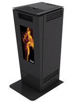 contemporary wood pellet stove (ducted air) FORMA CANALIZZABILE 12 KW Calux Srl