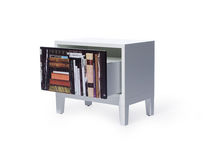 contemporary wood side table BOOKSHELF SIDETABLE by Front SKITSCH