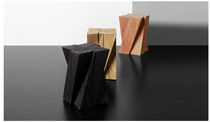 contemporary wood stool ZIGI PHILIPPE HUREL