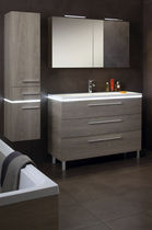 contemporary wood veneer bathroom HALO : FRUITIER CENDR&Eacute; SANIJURA