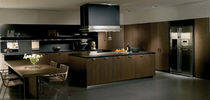 contemporary wood veneer kitchen NANTIA by Stefano Gallizioli TONCELLI