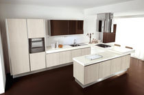 contemporary wood veneer / laminate kitchen BRAVA  CUCINE LUBE