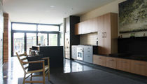 contemporary wood veneer / laminate kitchen  Henrybuilt