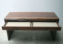 contemporary wood writing desk 0125 JOHN HOUSHMAND