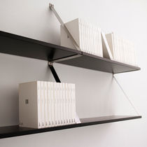 contemporary wooden and metal wall shelf POST by Llu&iacute;s Porqueras ABR PRODUCCION