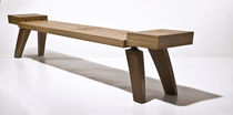 contemporary wooden bench HOOK_NOWAK Peter Hook