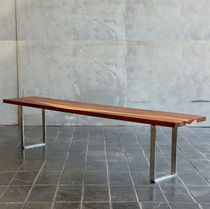 contemporary wooden bench  Lodge Collection